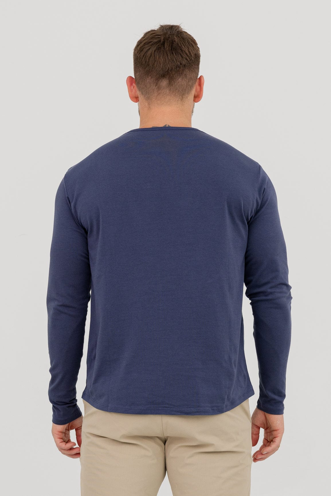 LONG SLEEVE BASICS - INDIGO NAVY