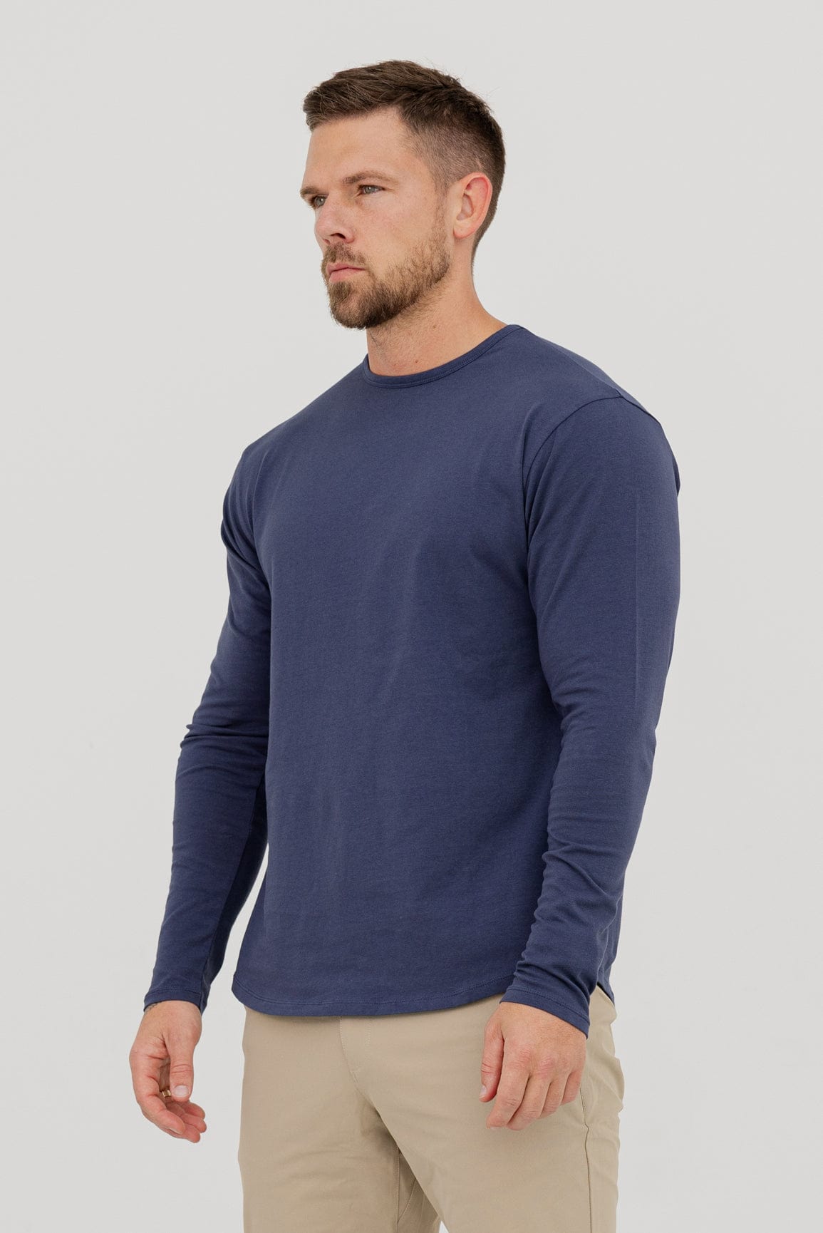 LONG SLEEVE BASICS - INDIGO NAVY