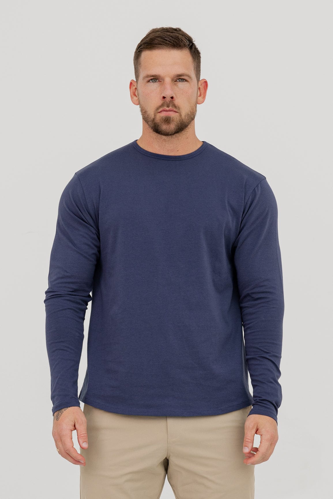 LONG SLEEVE BASICS - INDIGO NAVY