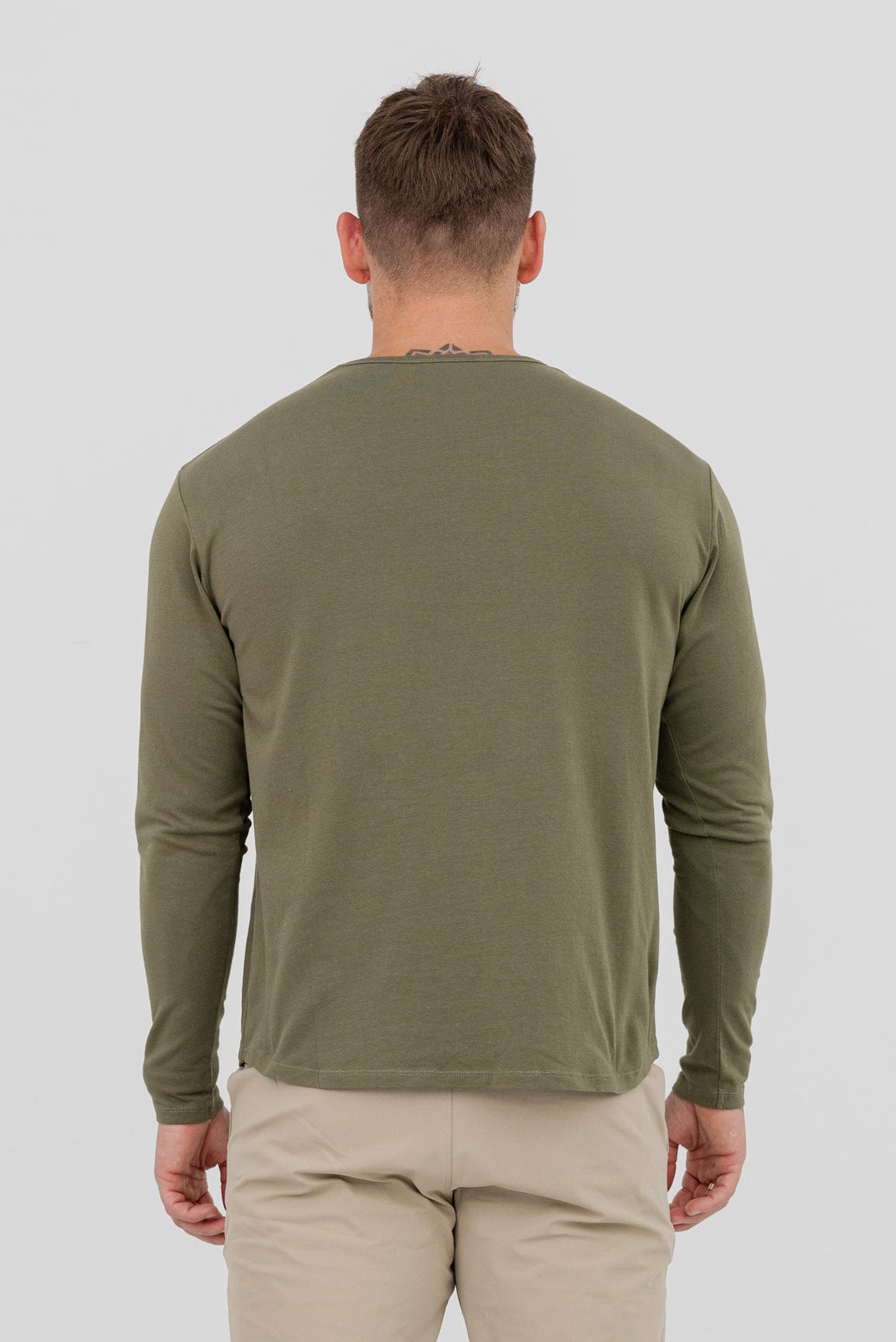 LONG SLEEVE BASICS - OLIVE