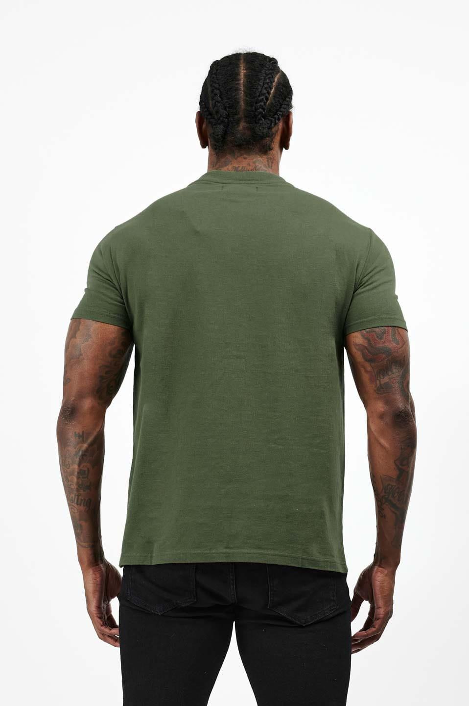 PREMIUM BASICS T-SHIRT - ARMEEGRÜN