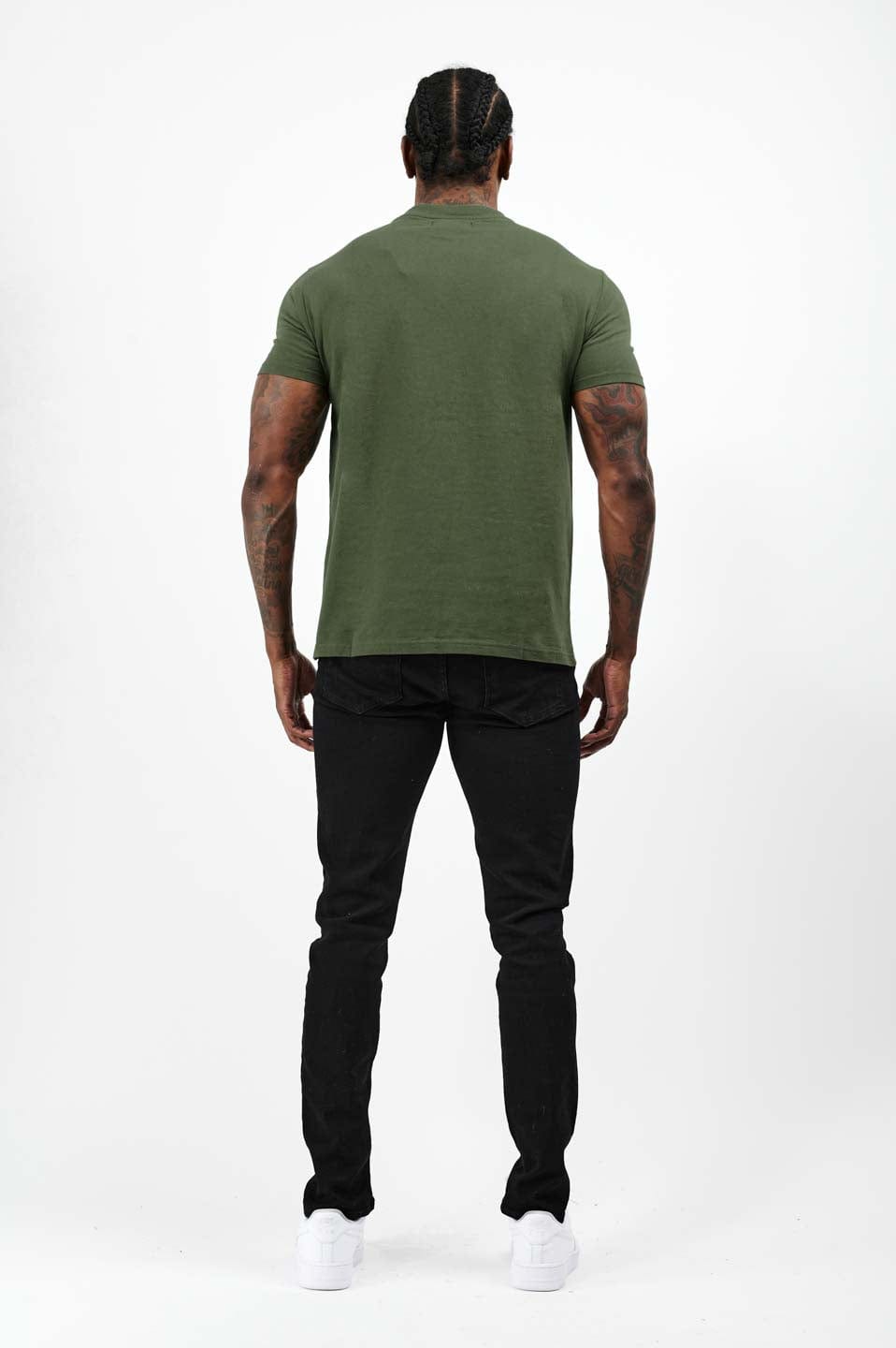 PREMIUM BASICS T-SHIRT - ARMEEGRÜN