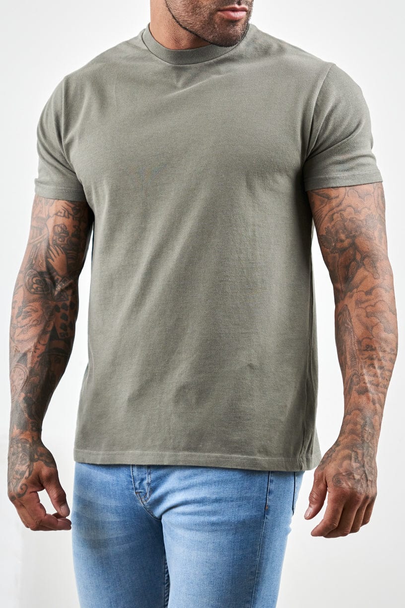 PREMIUM BASICS T-SHIRT - CHARCOAL GREY