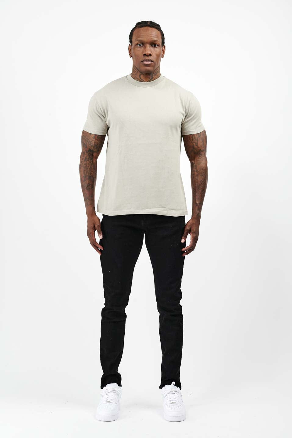 PREMIUM BASICS T-SHIRT - CONCRETE