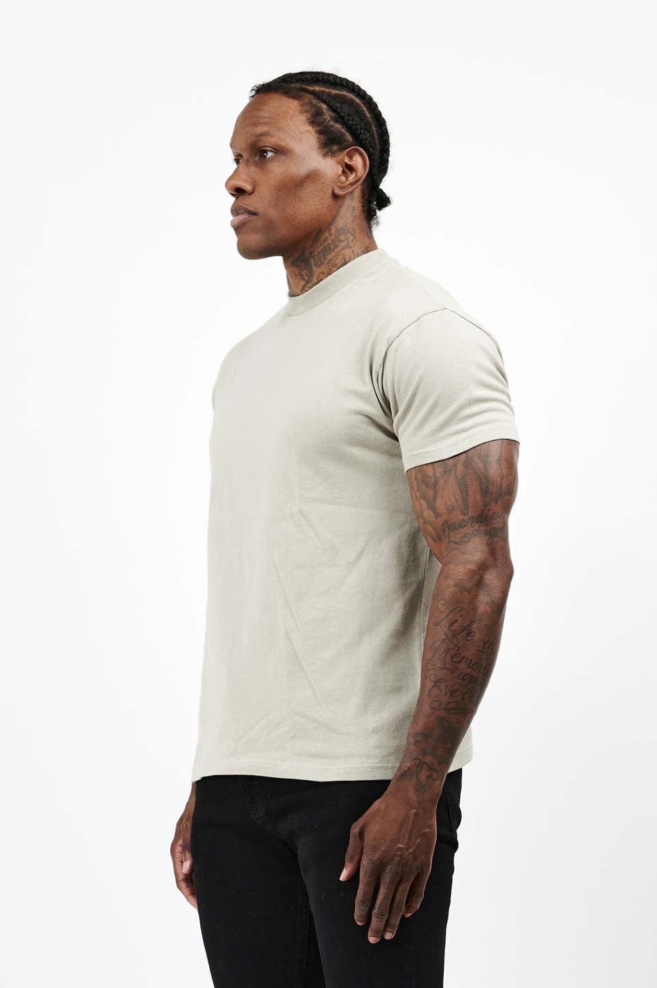 PREMIUM BASICS T-SHIRT - CONCRETE