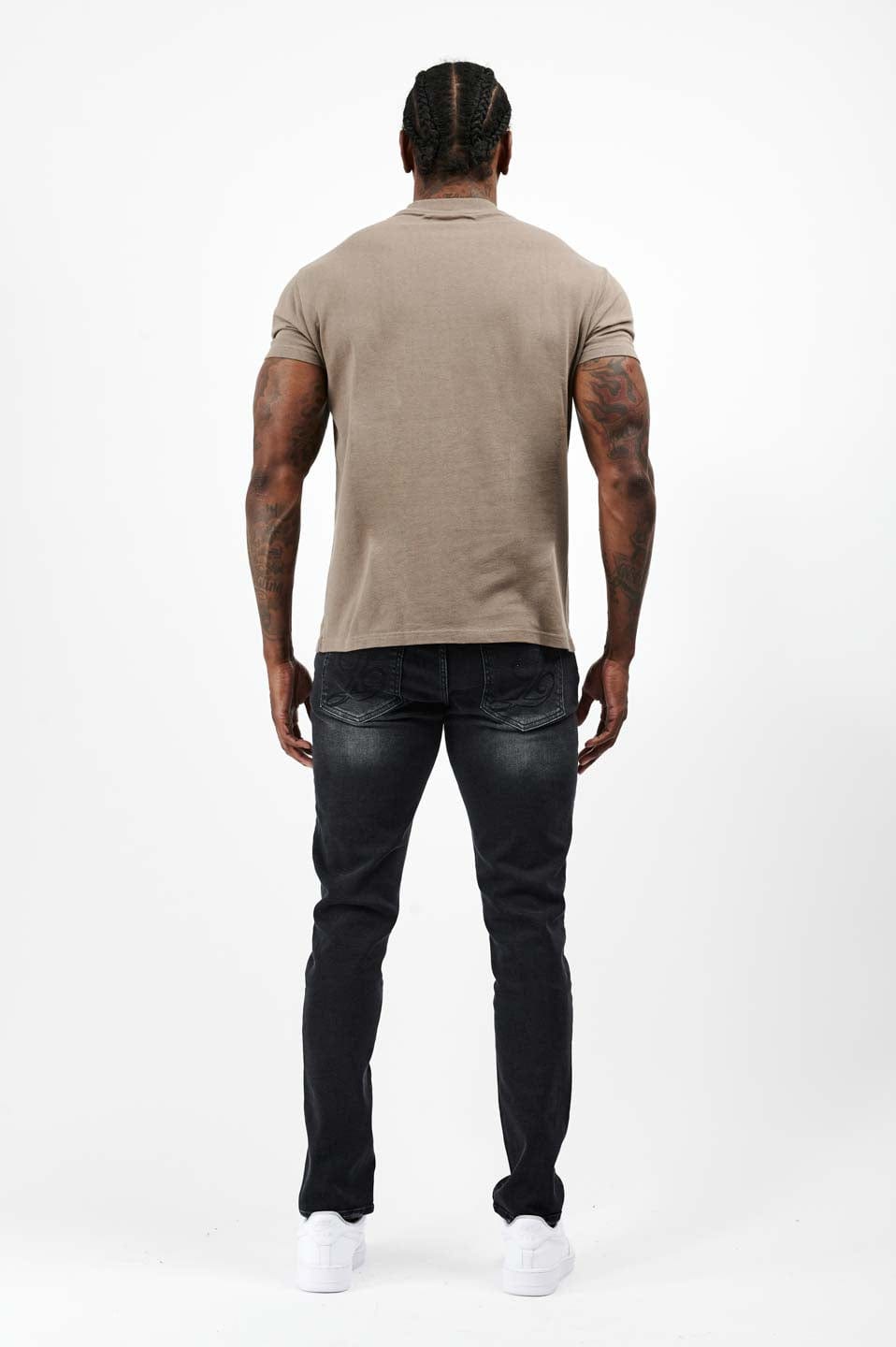 PREMIUM BASICS T-SHIRT - MOKKA