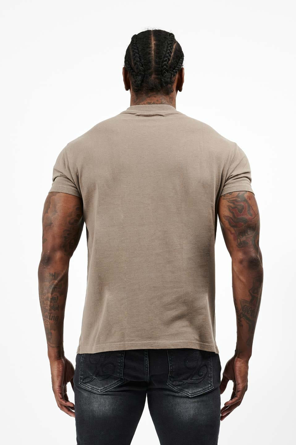 PREMIUM BASICS T-SHIRT - MOKKA