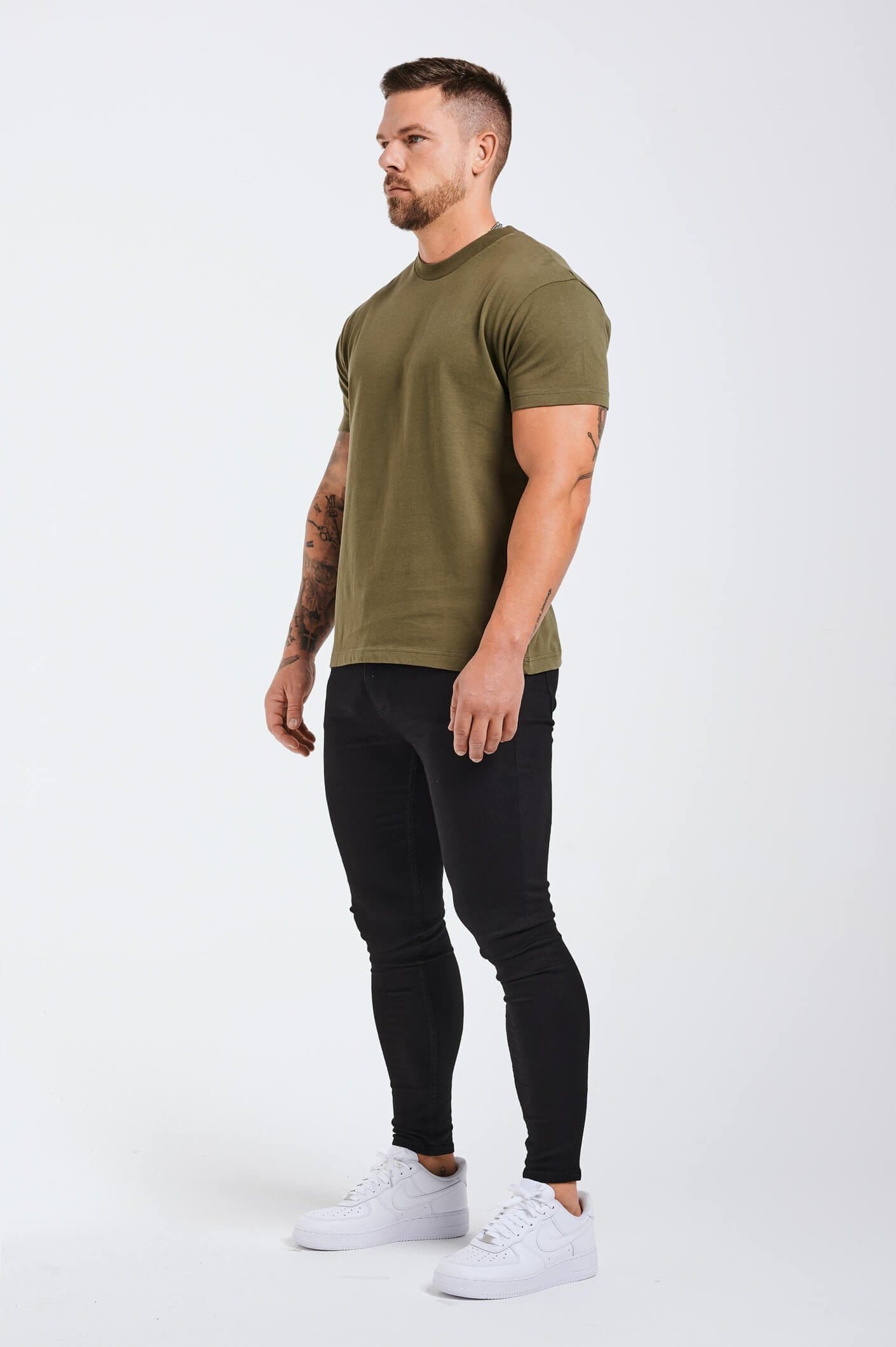 T-SHIRT BASIQUE PREMIUM - OLIVE