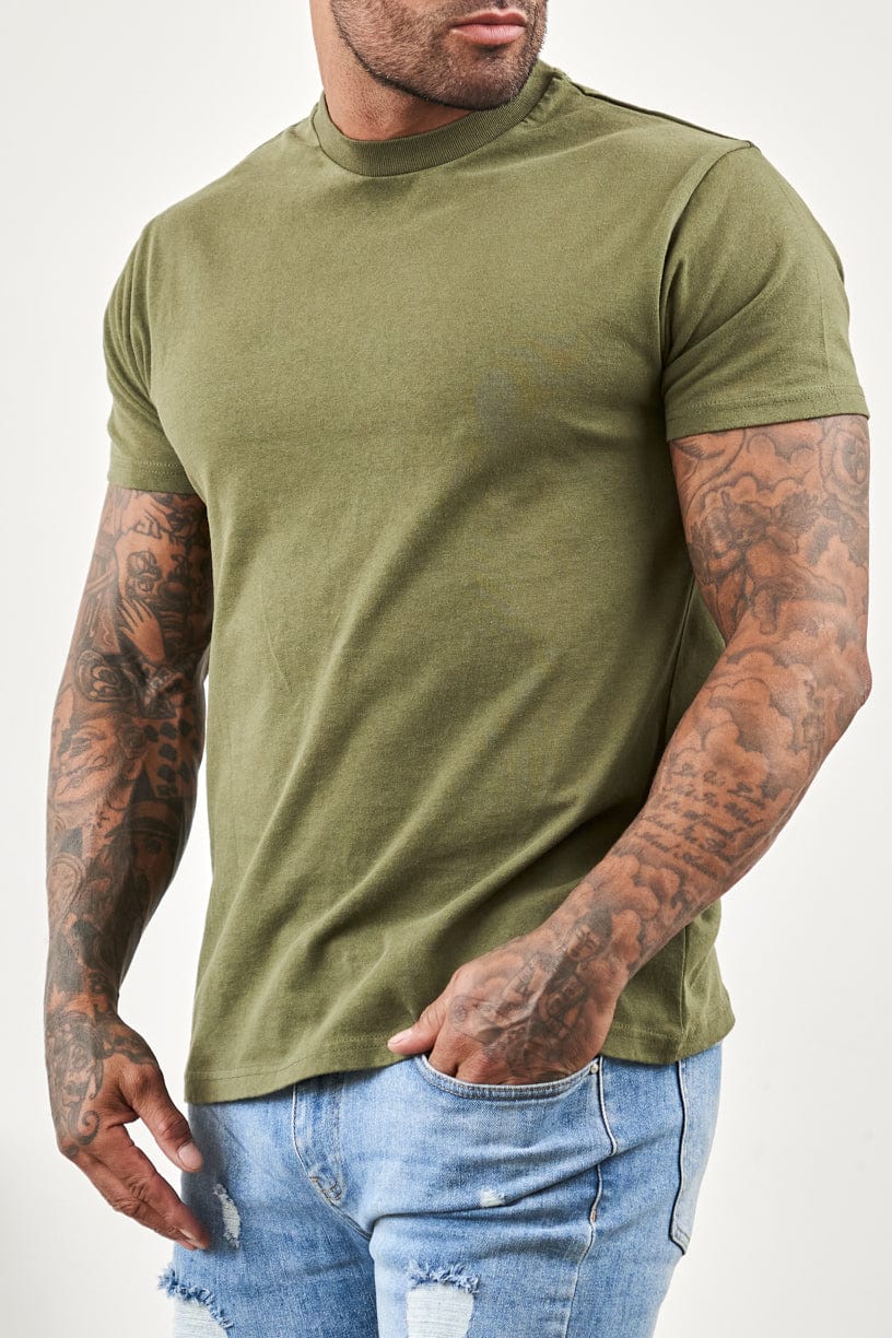 T-SHIRT BASIQUE PREMIUM - OLIVE