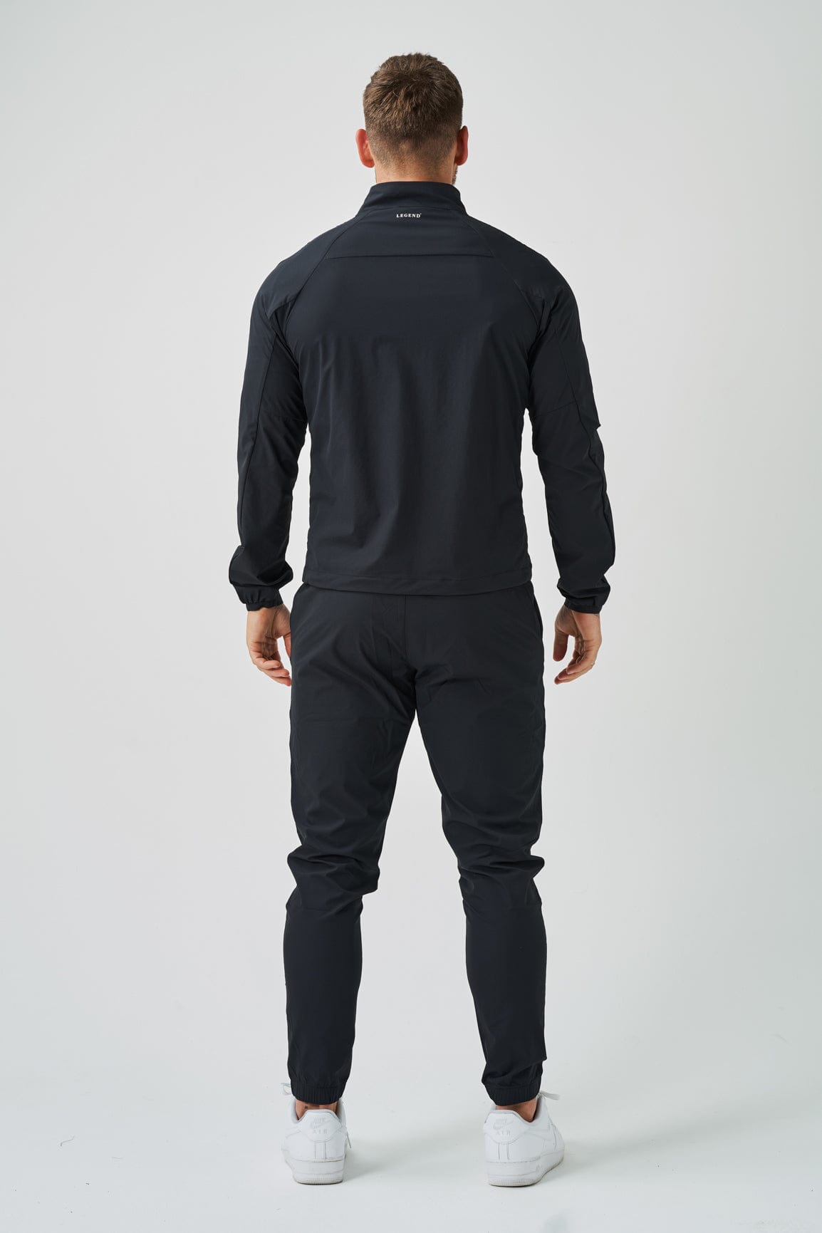 TRACKSUIT JACKET - BLACK