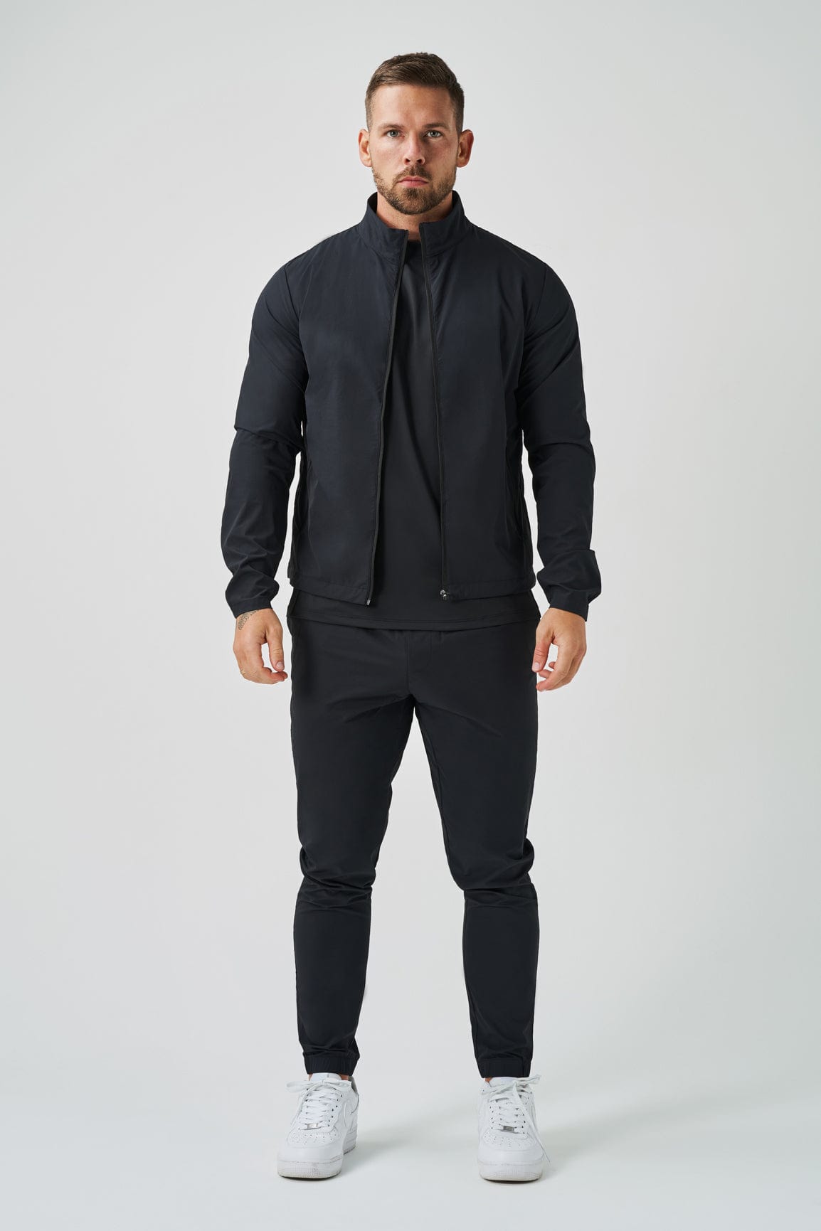 TRACKSUIT JACKET - BLACK