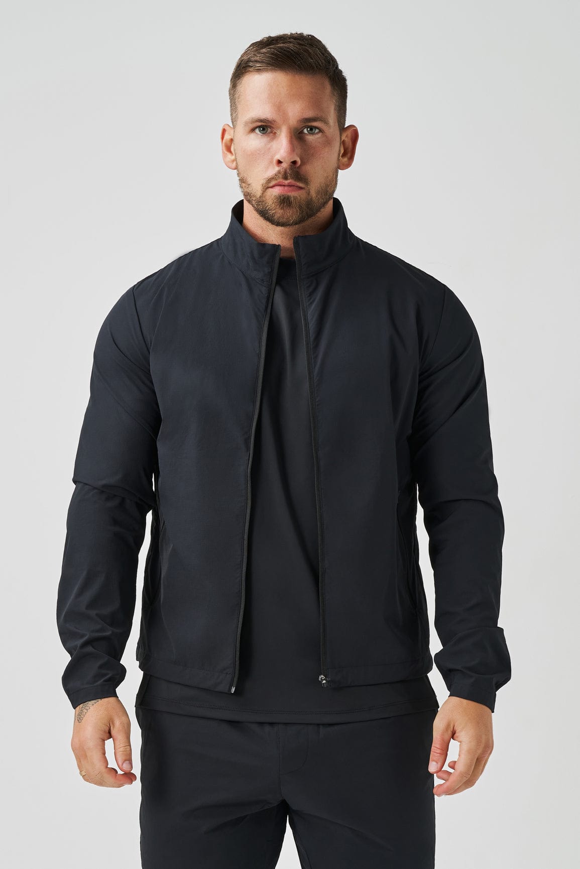 TRACKSUIT JACKET - BLACK