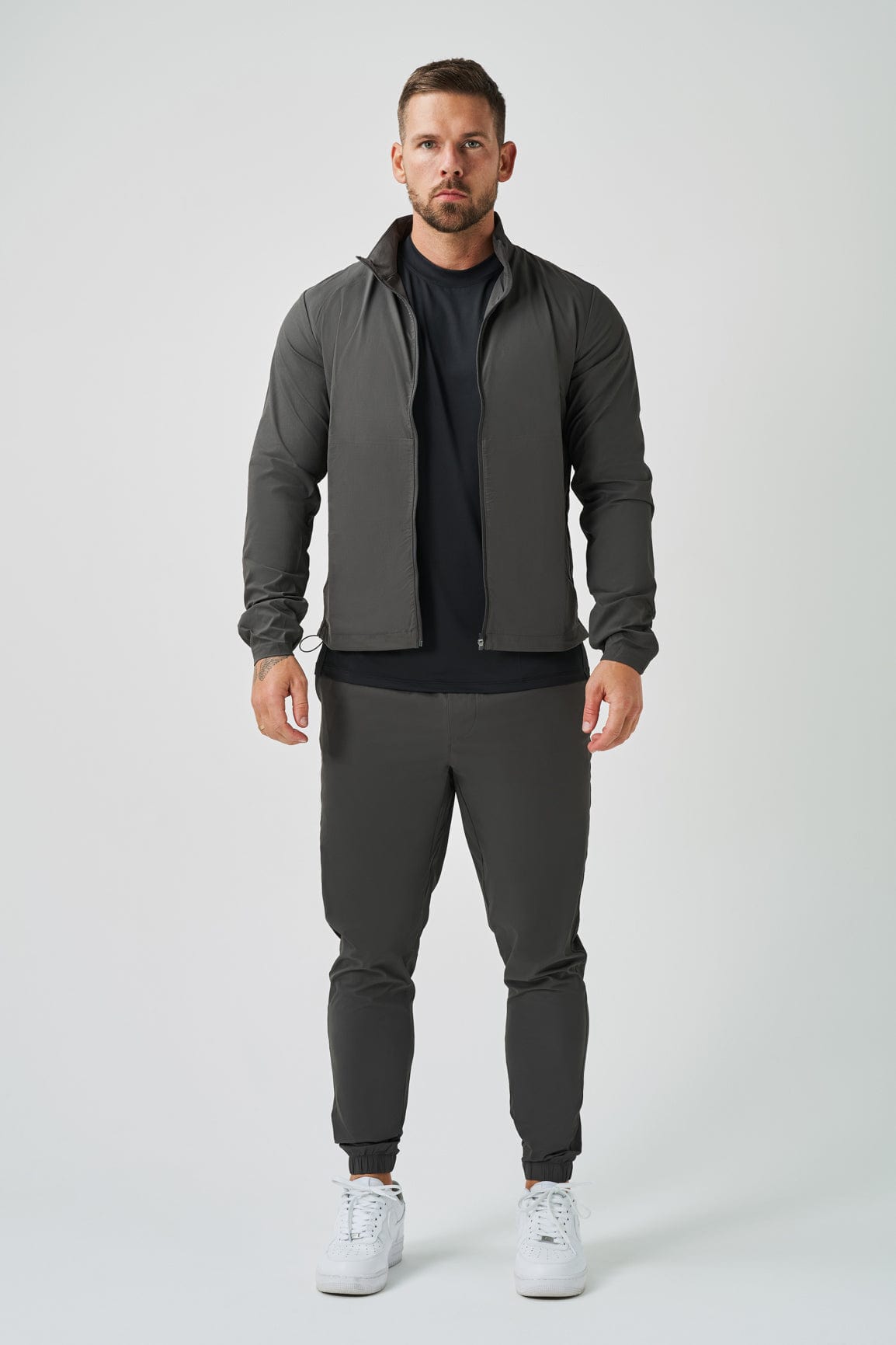 TRACKSUIT JACKET - DARK GREY