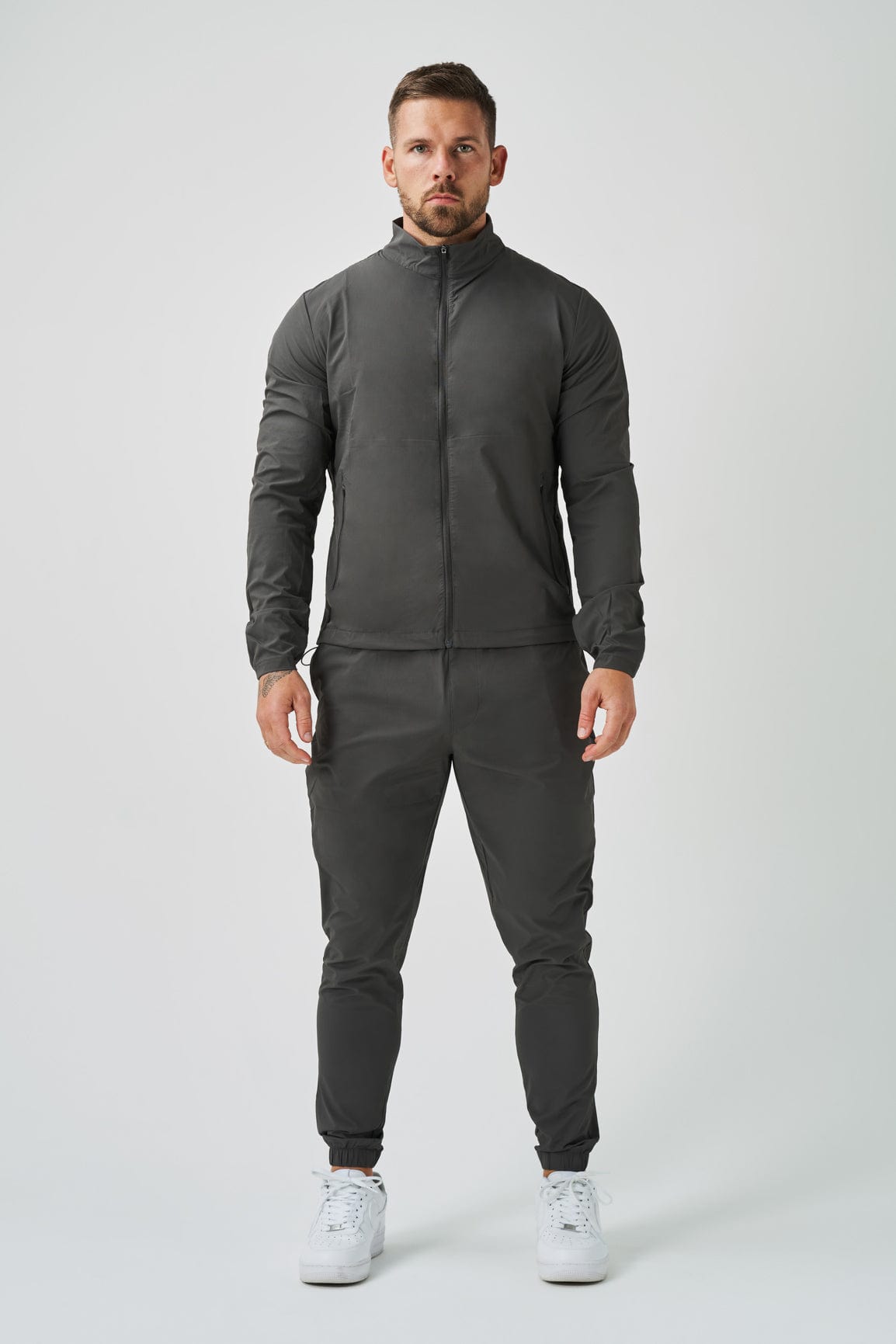 TRACKSUIT JACKET - DARK GREY