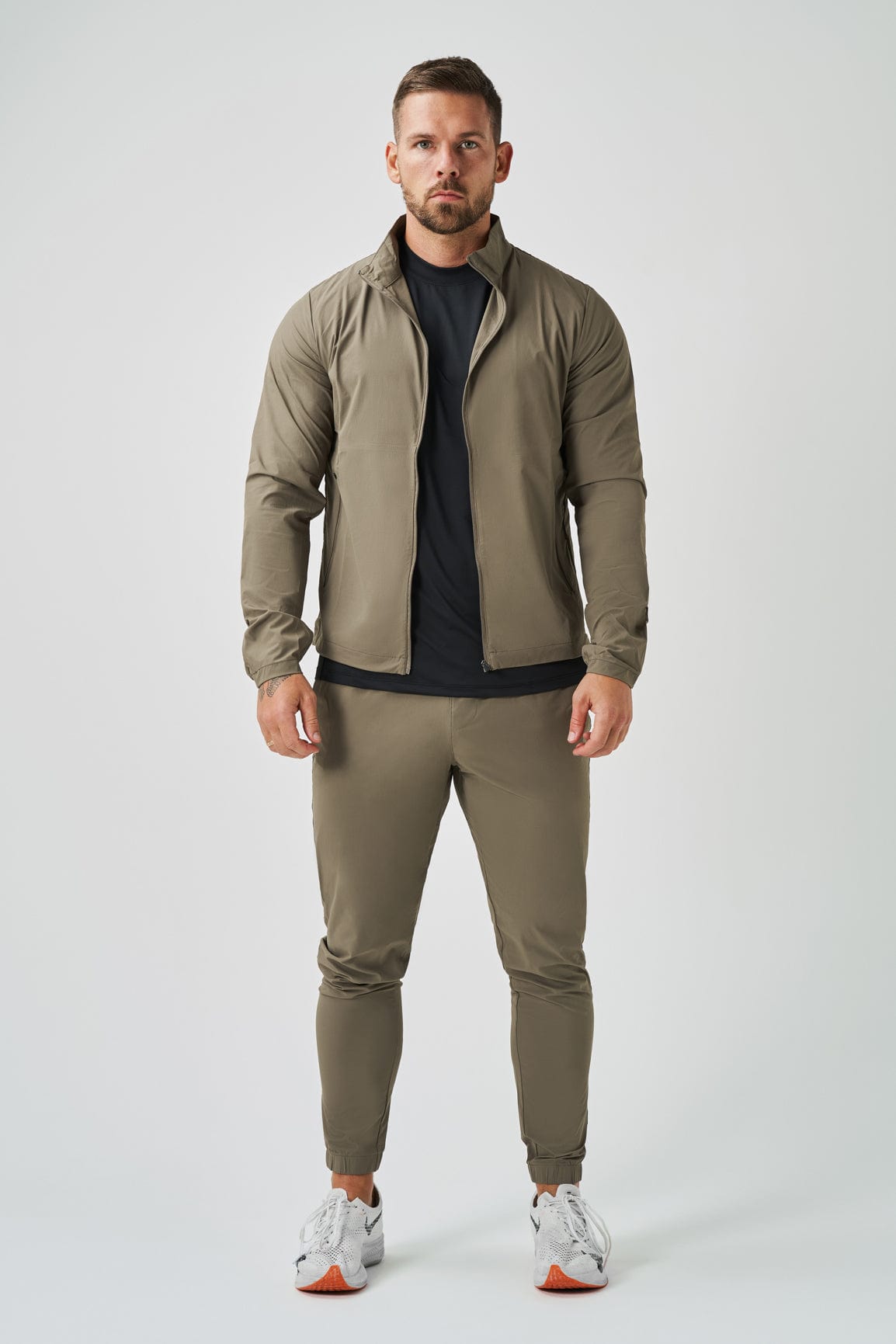 TRACKSUIT JACKET - KHAKI