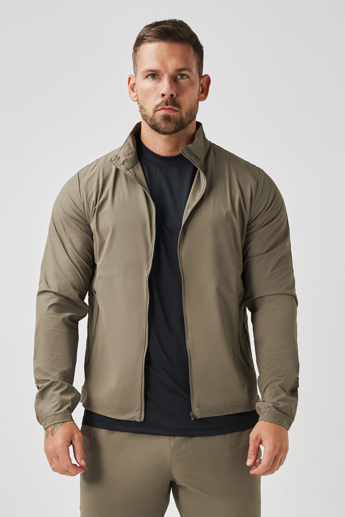 TRACKSUIT JACKET - KHAKI