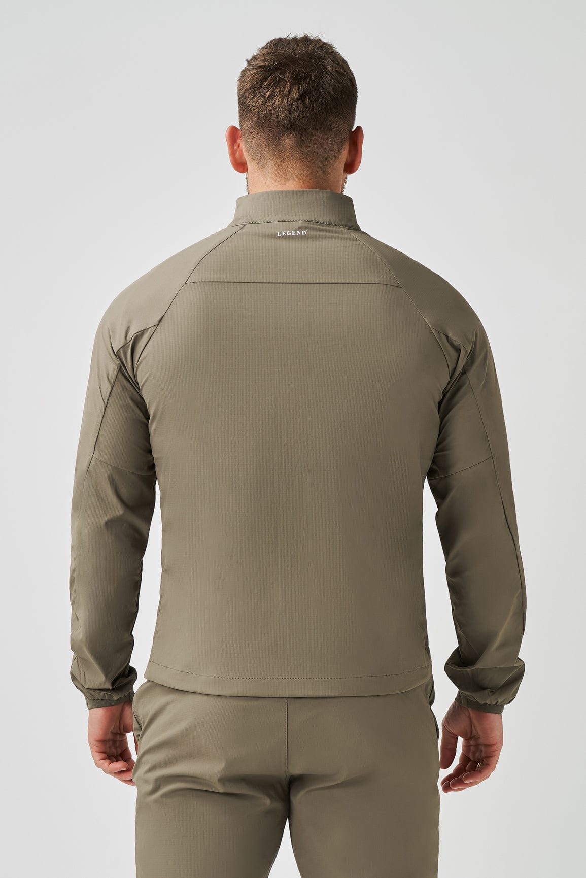 TRACKSUIT JACKET - KHAKI