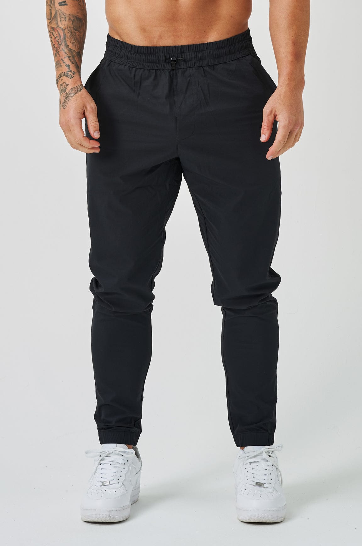 TRACKSUIT JOGGERS - BLACK