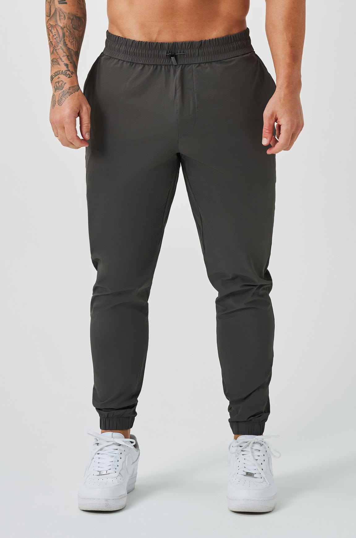 PANTALON DE SURVÊTEMENT JOGGERS - GRIS FONCÉ