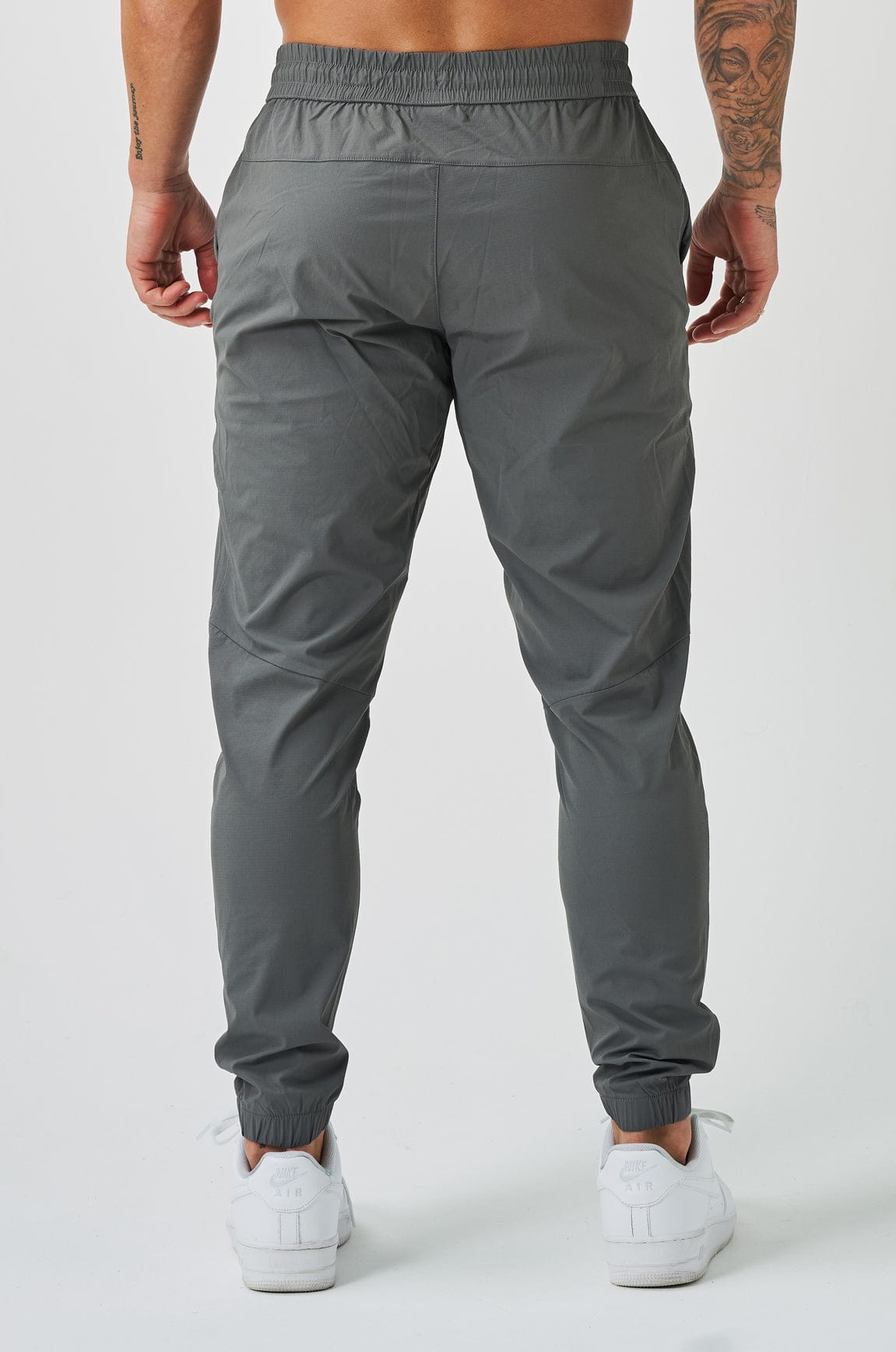 TRACKSUIT JOGGERS - LIGHT GREY