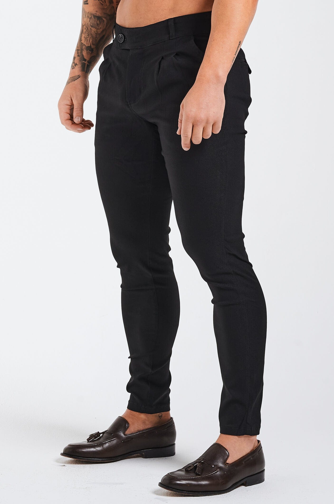 PANTALON SLIM-FIT - NOIR