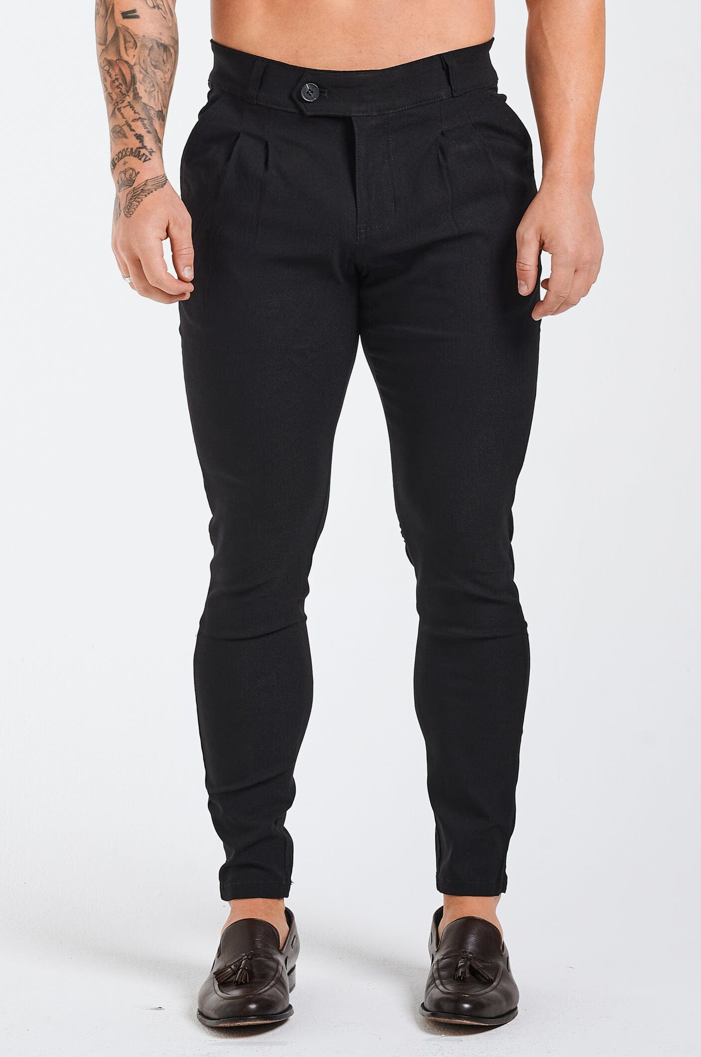 PANTALON SLIM-FIT - NOIR