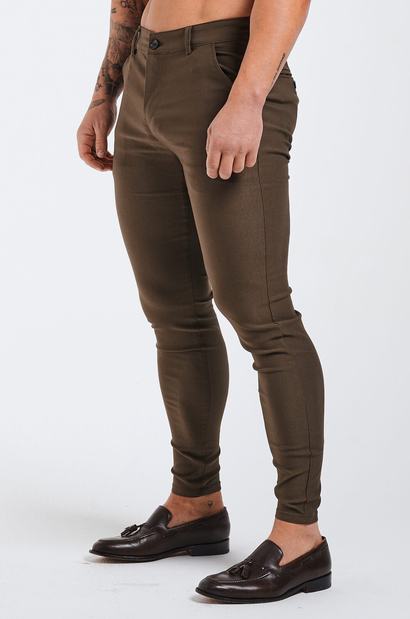 CHINO FLEX - MARRON