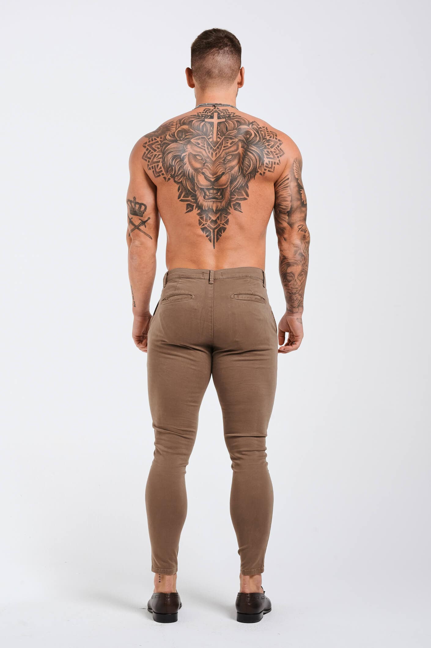 SPRAY-ON-STRETCH-CHINO - TAUPE