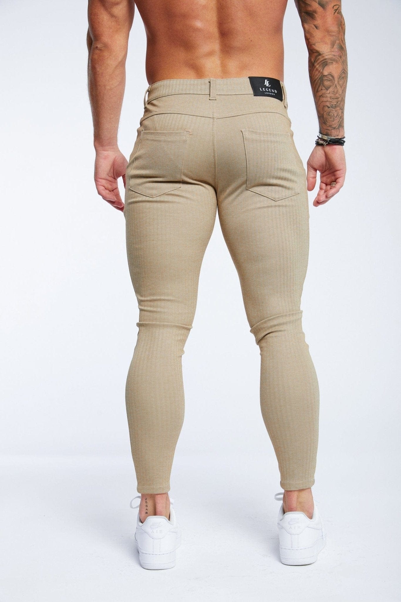 SPRAY ON TROUSERS - BEIGE