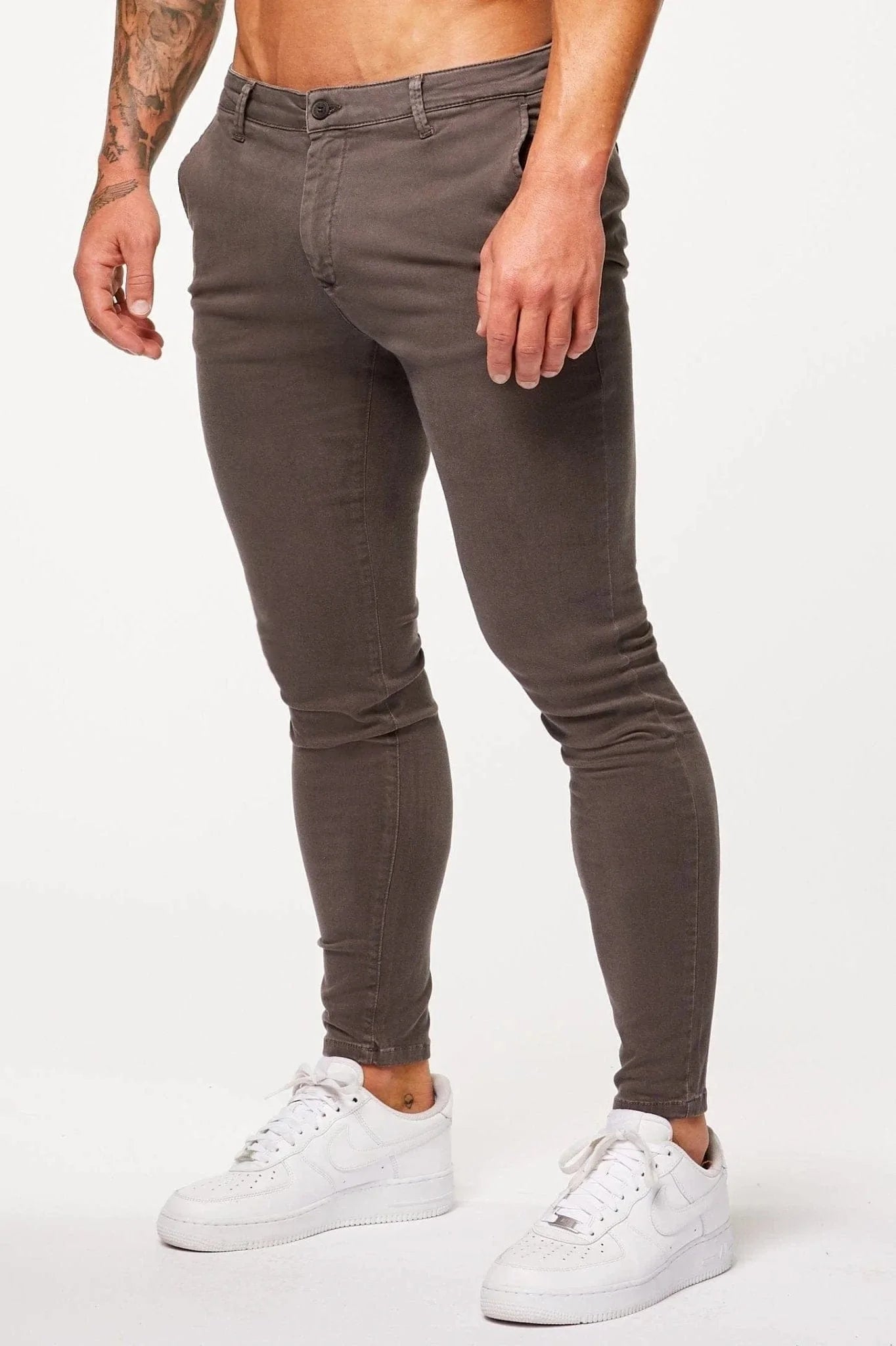 SPRAY-ON STRETCH CHINO - DARK GREY