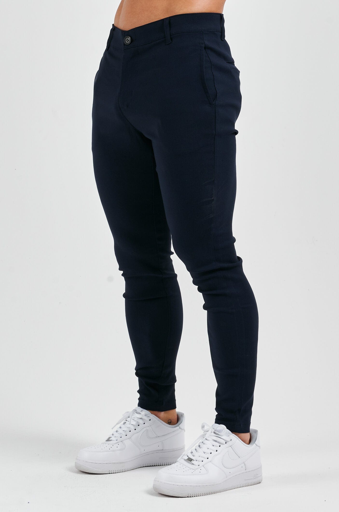 PANTALON CONFORT STRETCH - MARINE