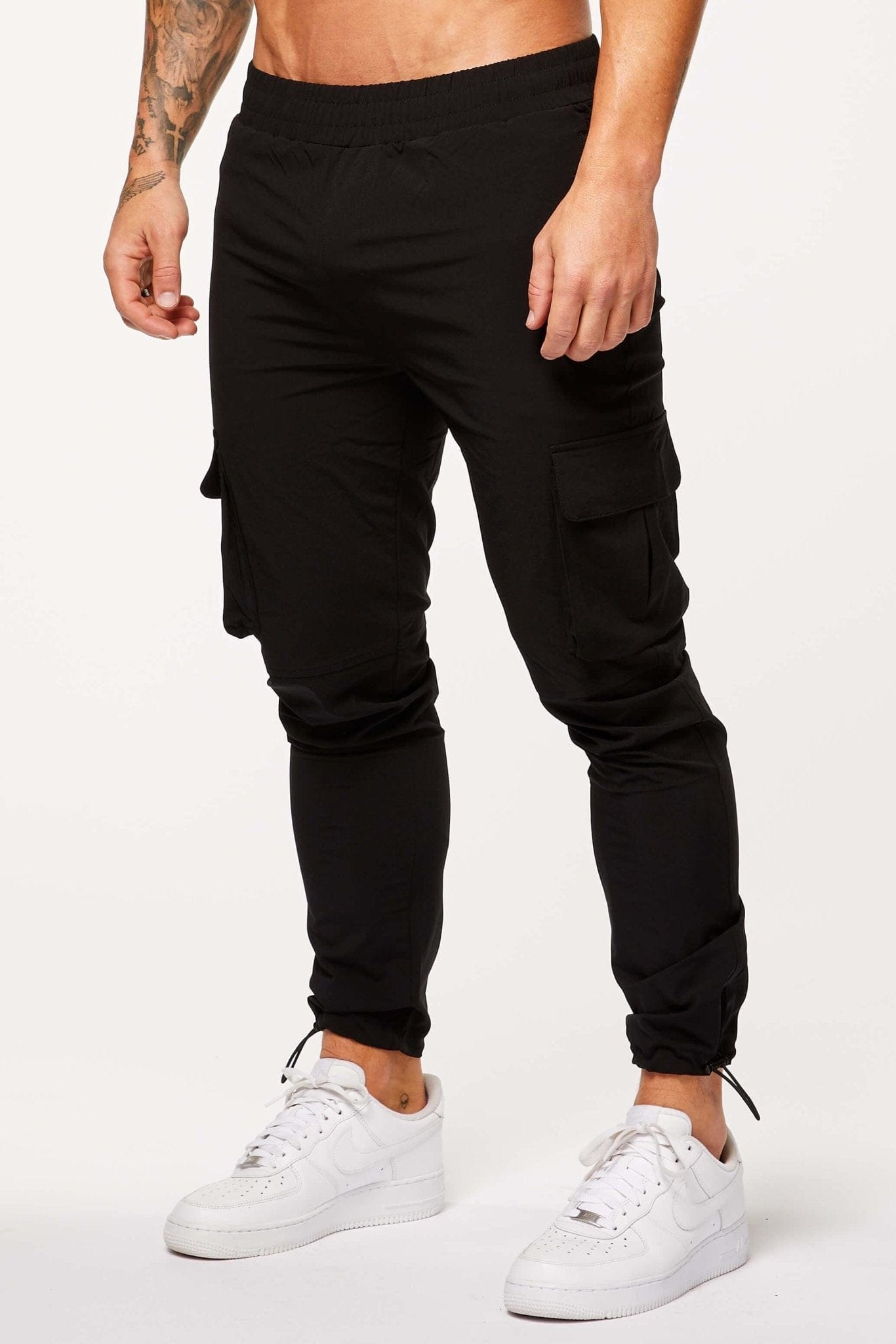 PANTALON CARGO TECH STRETCH - NOIR