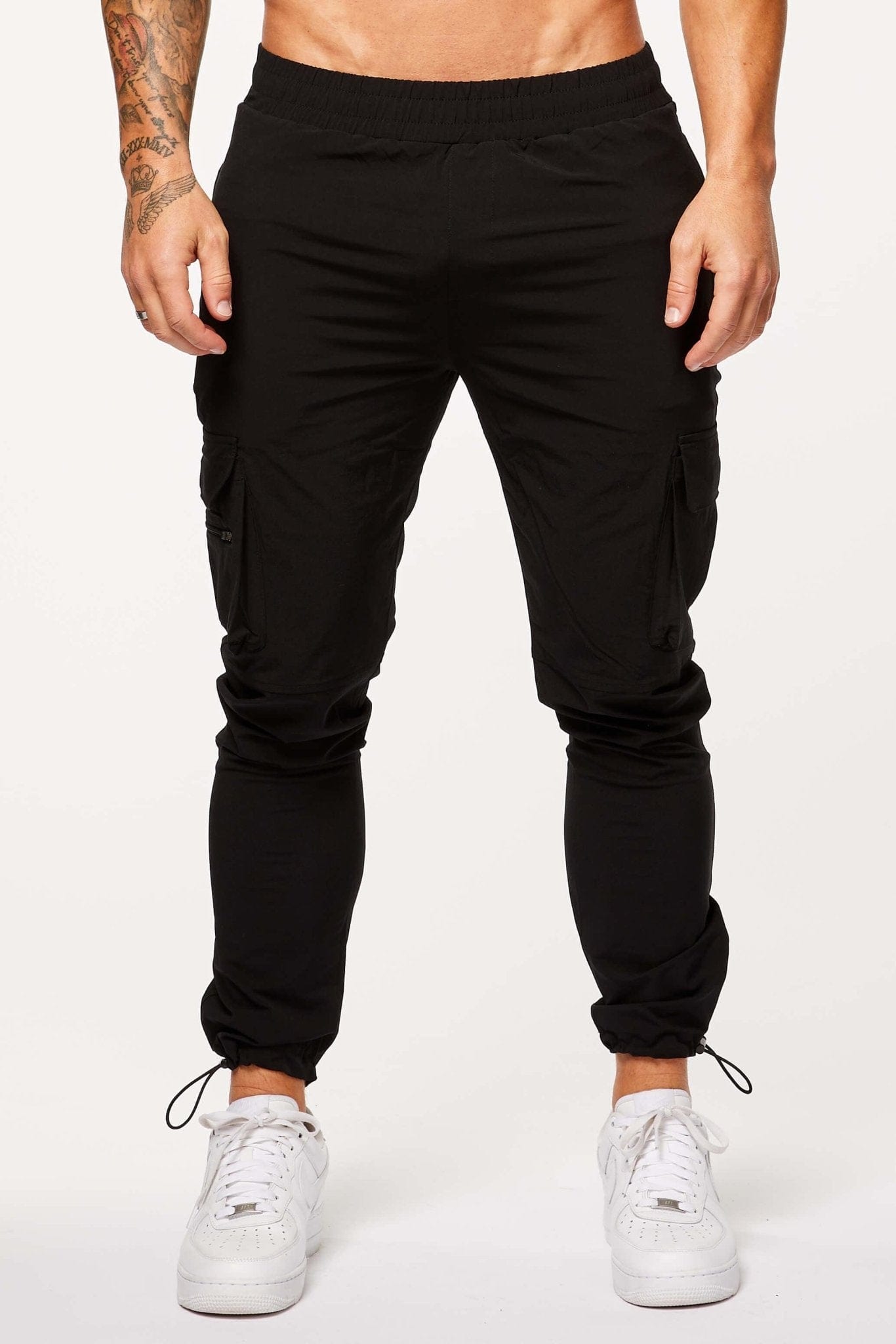 PANTALON CARGO TECH STRETCH - NOIR